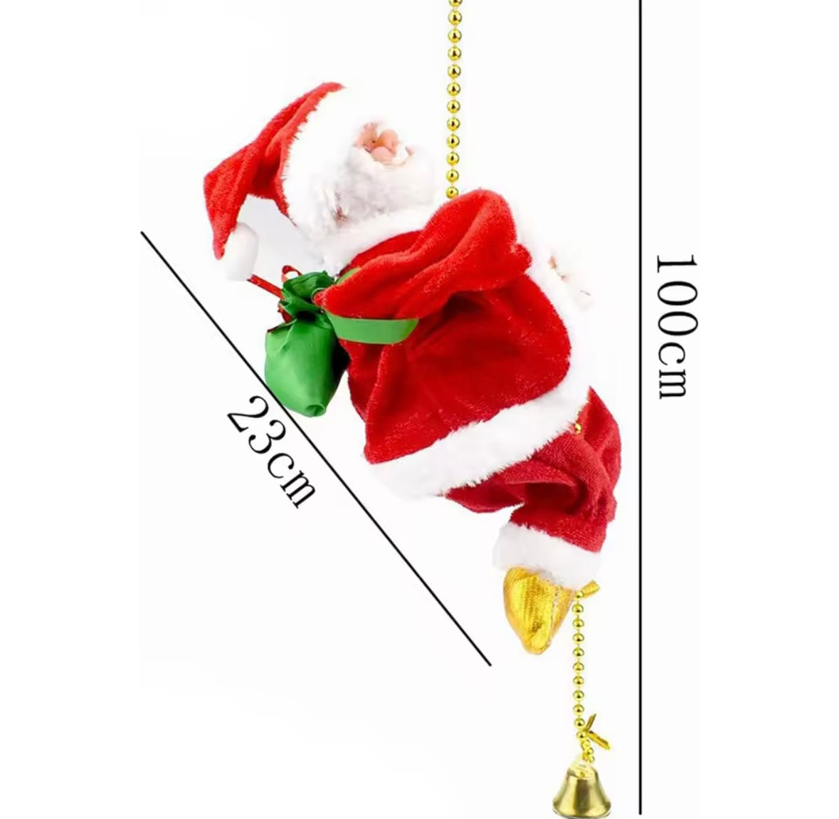 Christmas Climbing Santa Decor