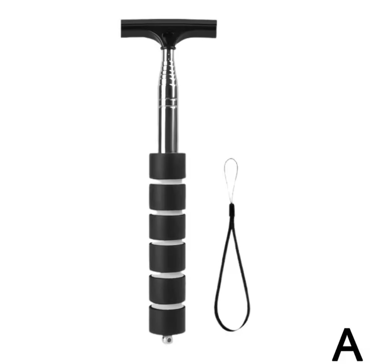 Portable Rainy Glass Window Cleaning Tool Wiper Extendable Handle Car