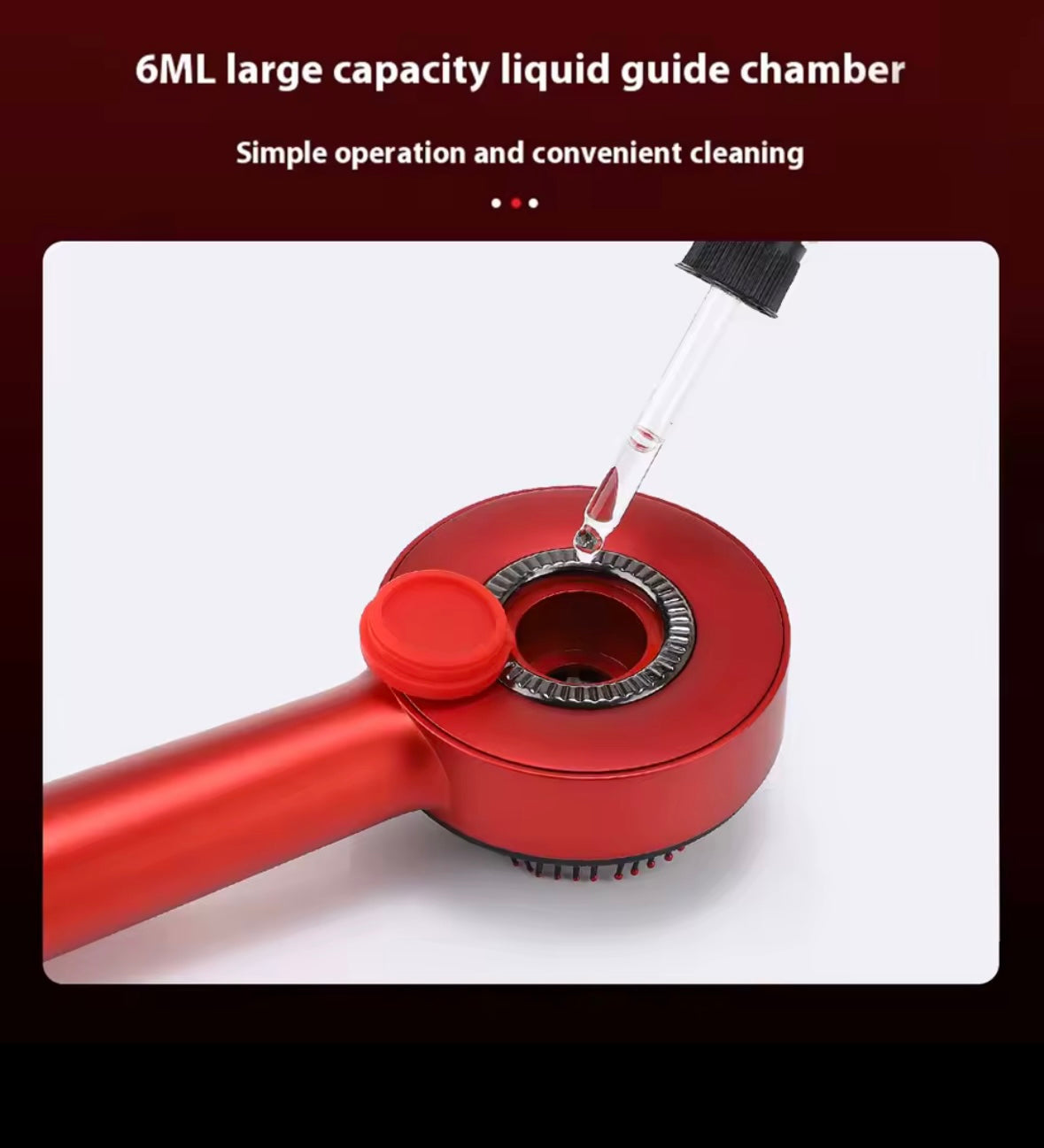 Electric Massage Comb with Vibration Red Light Therapy Scalp Brush Hair