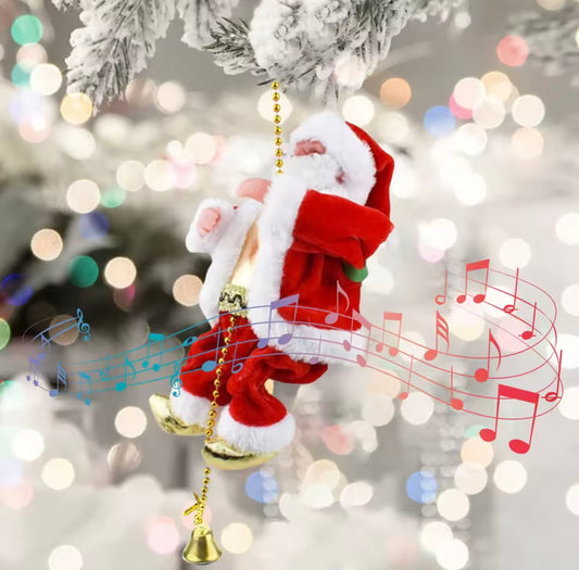 Christmas Climbing Santa Decor