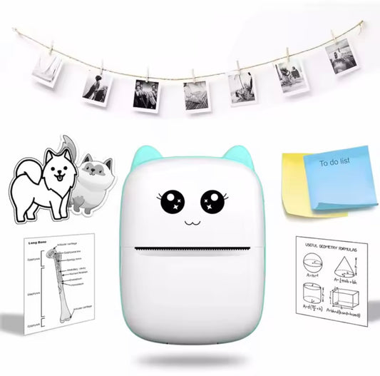Portable thermal printer mini cat