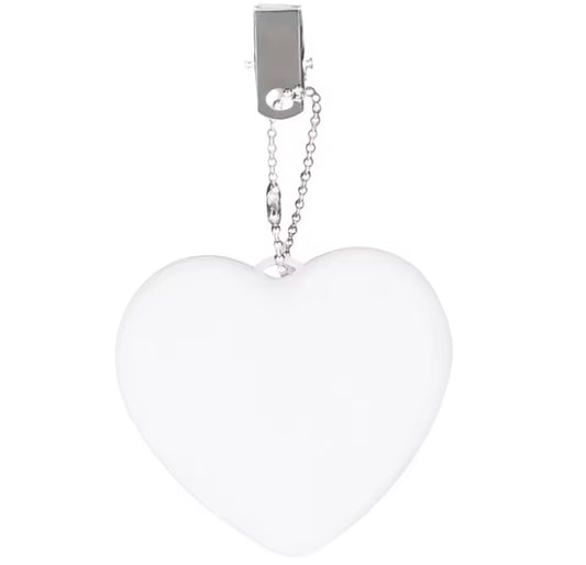 Heart LED Light Handbag Lamp Automatic Motion Activated Purse Heart Shaped Light for Women Bah Purse Charm